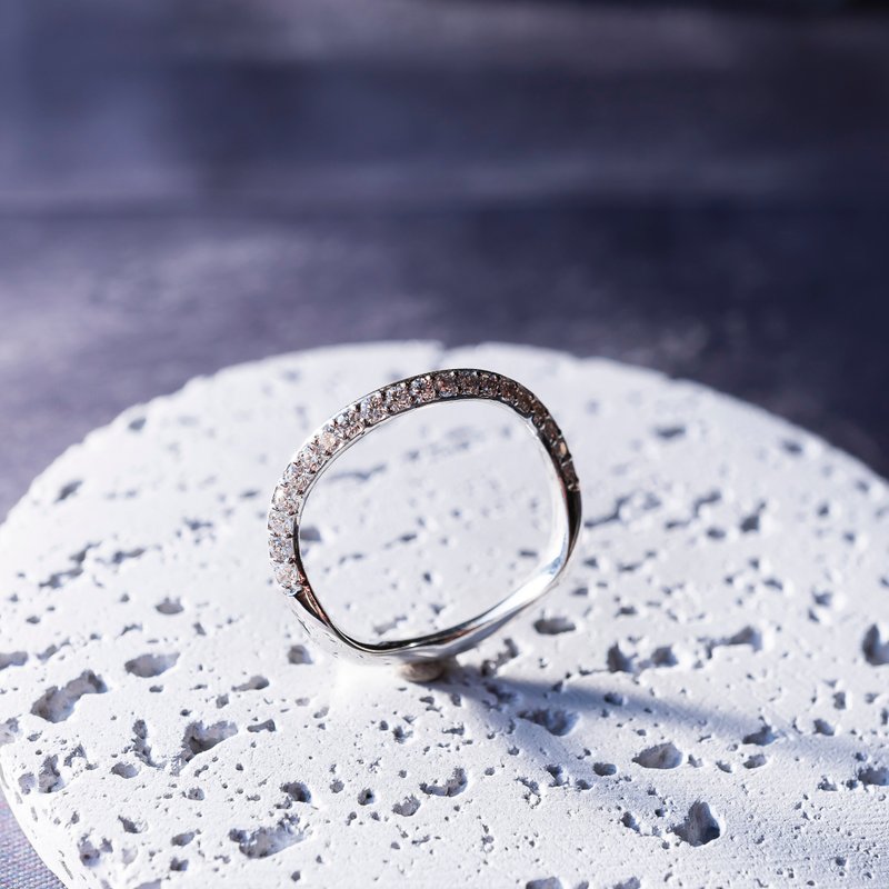 【ジルコニア】エタニティ　シルバー925　プレーティング可　【受注生産】S-054 - 戒指 - 其他金屬 銀色