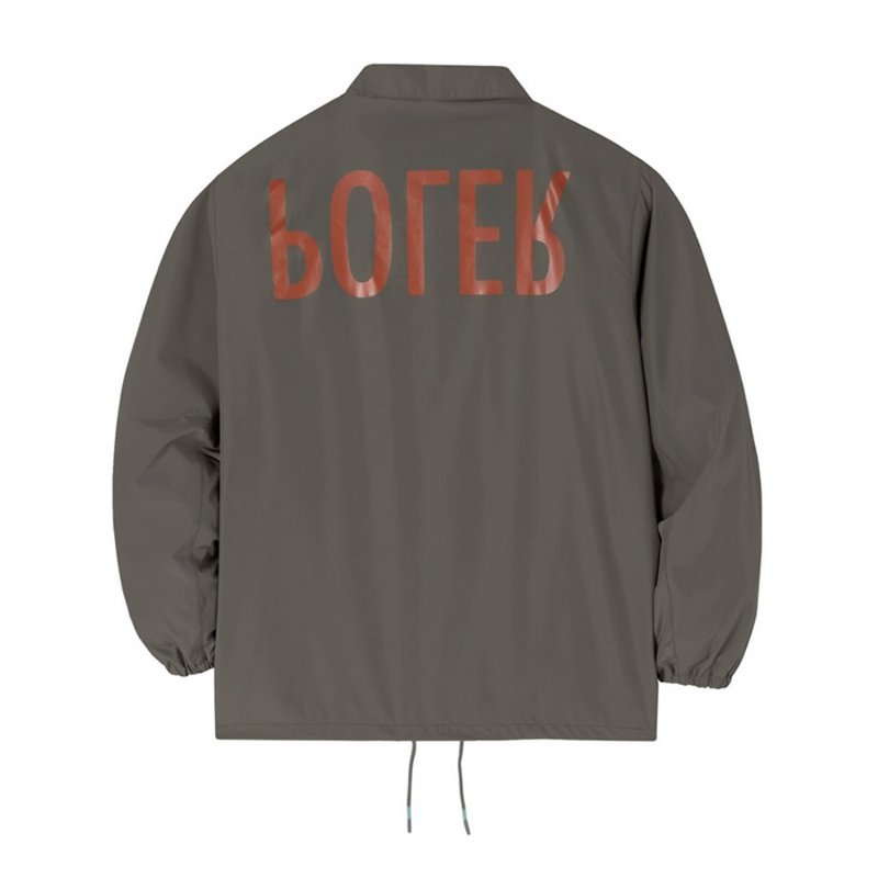 POLER RAMSAY JACKET 防風外套 / 深灰色 - 男夾克/外套 - 其他材質 灰色