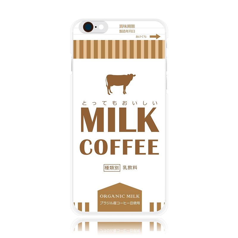 iphone ケース 珈琲 コーヒー 牛乳 milk スマホケース - 手機殼/手機套 - 塑膠 咖啡色