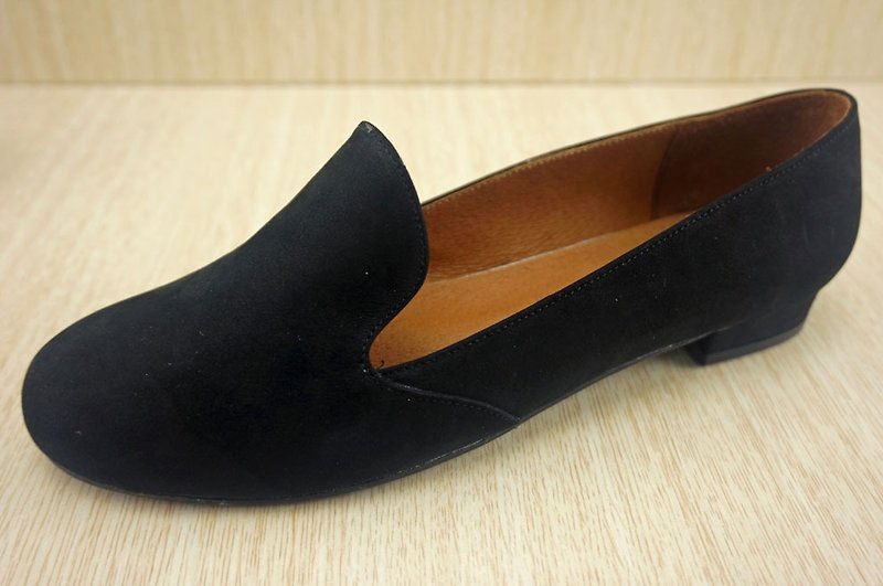 Low-heeled Loafers - รองเท้าอ็อกฟอร์ดผู้หญิง - หนังแท้ 
