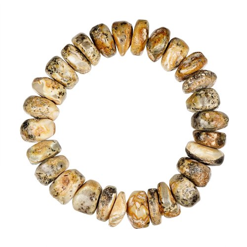正佳珠寶 Gemsrich Jewelry 【正佳珠寶】蜜蠟琥珀 原礦奧利奧植物根珀 32g 蜜蠟根珀手珠