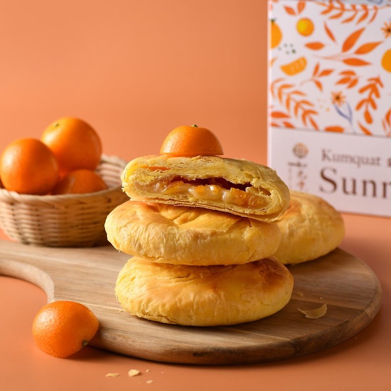 [Ruyitang] Golden Dance Orange Sun Cake 6pcs - AA Global Pure Flavor Evaluation Three-Star Award - Cake & Desserts - Other Materials 