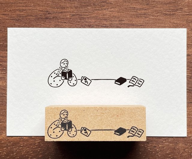 167】ラバースタンプ 枠テキスト