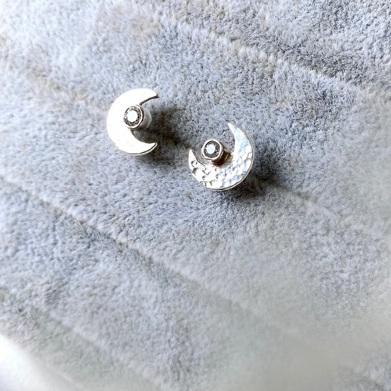 MIH 金工首飾 | 星辰耳環  925純銀 sterling silver earrings - 耳環/耳夾 - 純銀 銀色