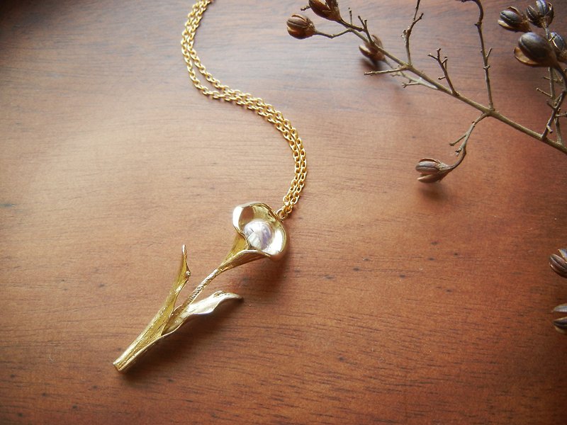 *coucoubird*gold jellyfish necklace - Necklaces - Other Metals Gold