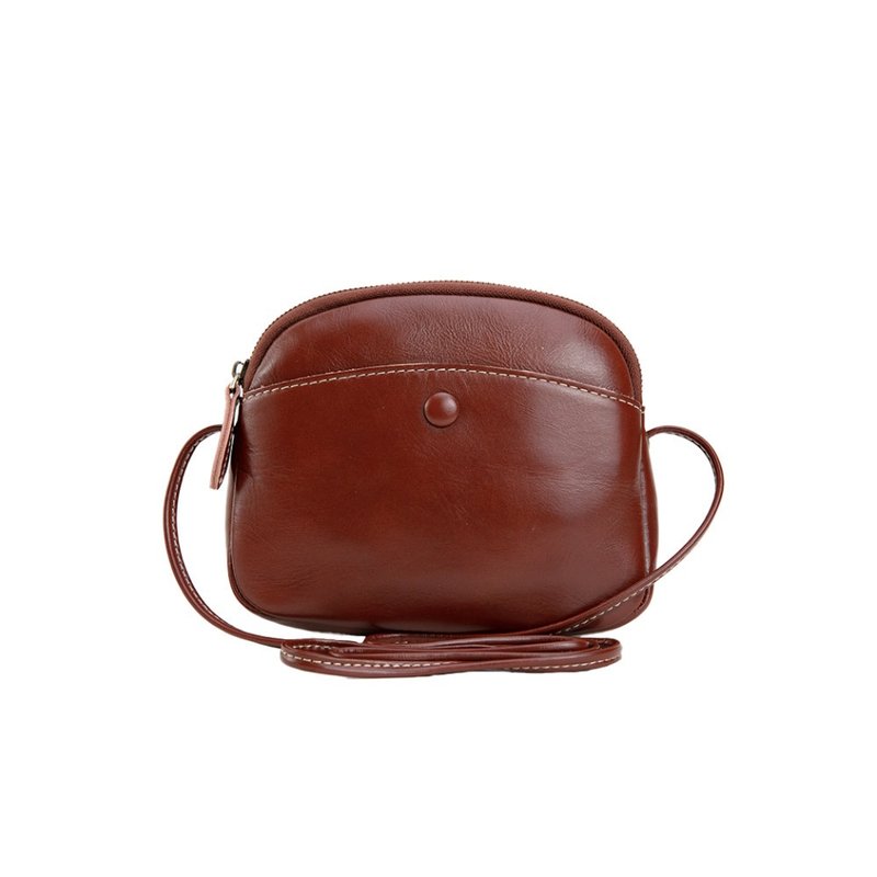 Roberta di Camerino FRIEDA SHOULDER & CROSSBODY BAG - กระเป๋าแมสเซนเจอร์ - หนังแท้ สีนำ้ตาล