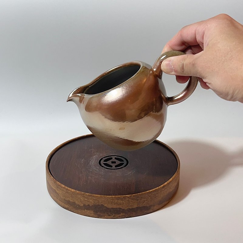 Firewood-fired tea sea/Gongdao cup/Handmade by Xiao Pingfan - Teapots & Teacups - Pottery 