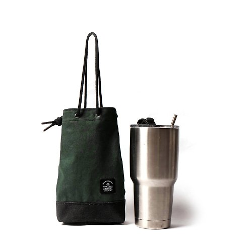 點子包【icleaXbag】 飲料隨行袋 /可裝冰霸杯雨傘酒瓶/棕梠綠/DG31-20