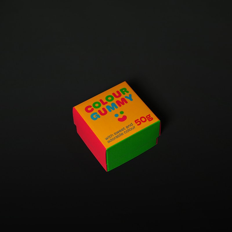 colour gummy - การ์ด/โปสการ์ด - วัตถุเคลือบ หลากหลายสี