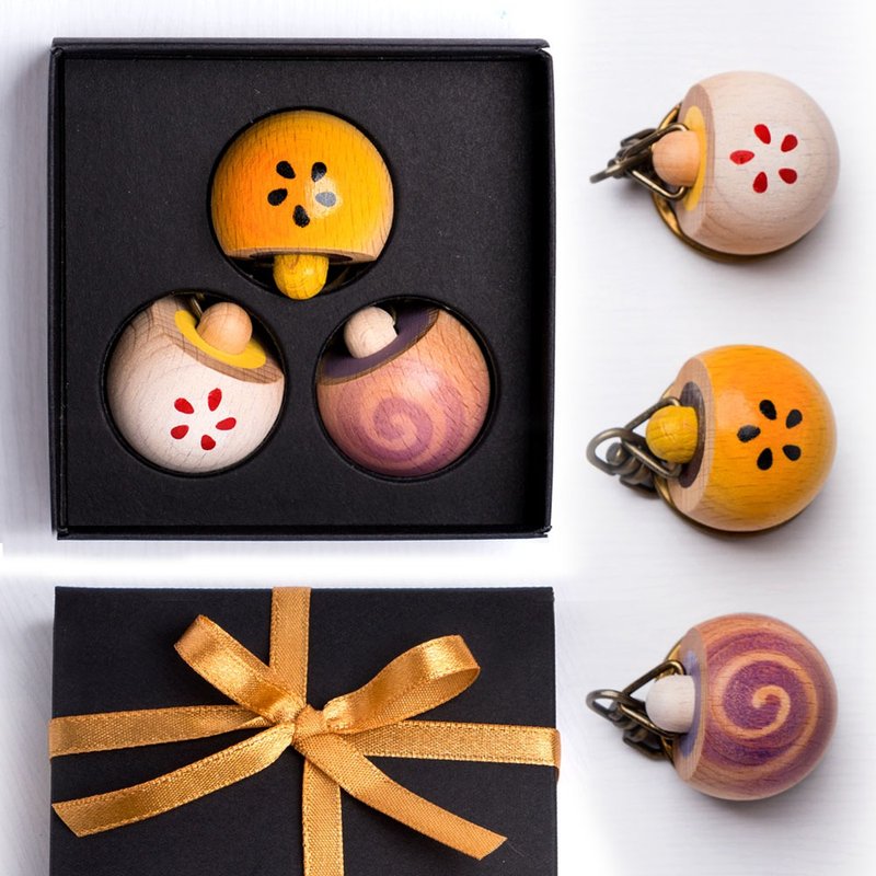 muCake Gift Box - Keychains - Wood 