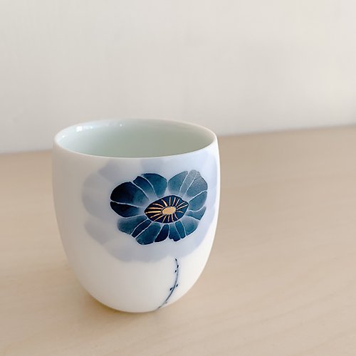 東京食器 - 讓你的料理變漂亮 【畢業禮物】銀蓮花茶杯 /真窯
