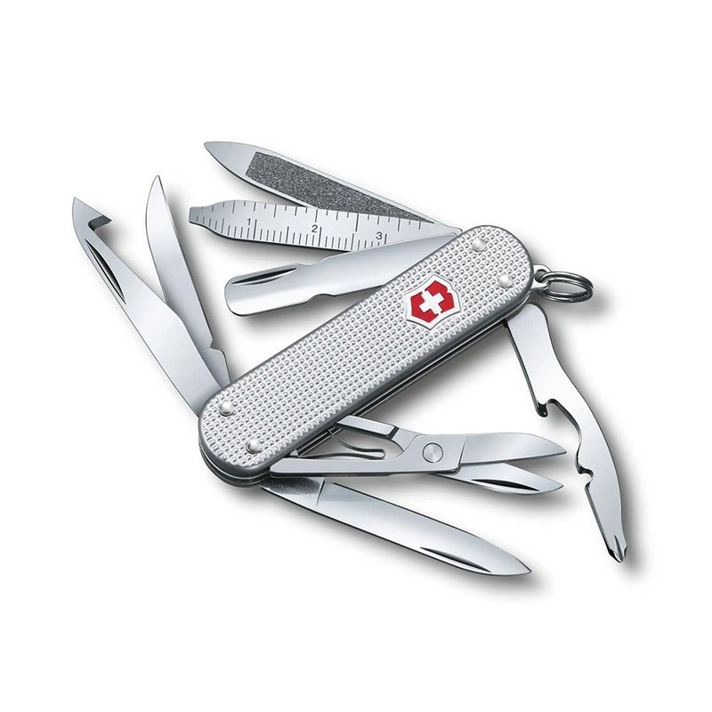 VICTORINOX 瑞士維氏 瑞士刀 14用 58mm 鋁合金銀 0.6381.26 - 露營用品 - 不鏽鋼 銀色