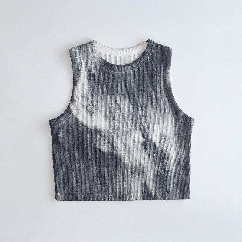 Black Bark Sleeveless - Women's Tops - Polyester 