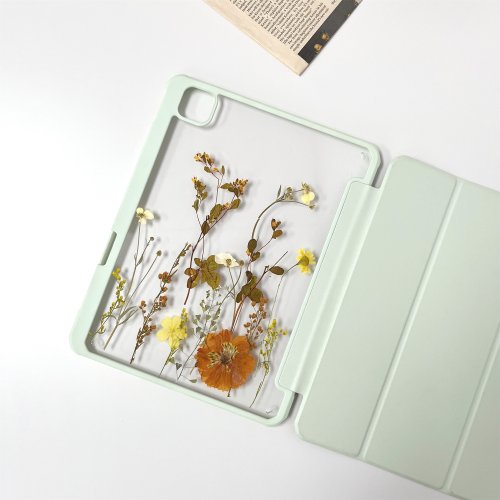 FeimeiPresents 生如夏花手工押花iPad殼 iPad Air 11寸 13寸 iPad Pro 11寸 13寸