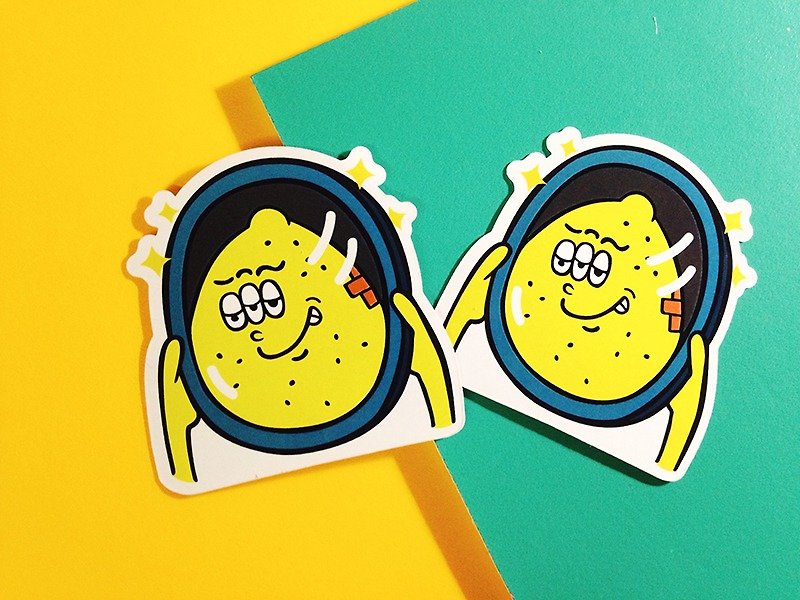 Limsey-LINE Sticker Series / Stickers - Stickers - Waterproof Material Yellow