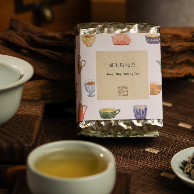 Dong Ding Oolong Loose Leaf Tea Packaging (100g/Pcak) Aluminium Foil Bag - ชา - อาหารสด 