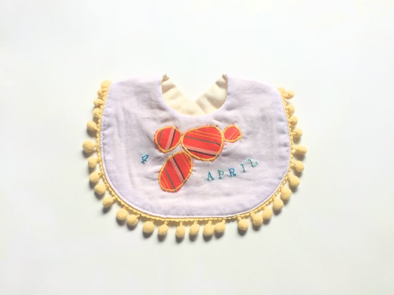 四月嬰兒圍兜 - 圍兜/口水巾 - 棉．麻 多色