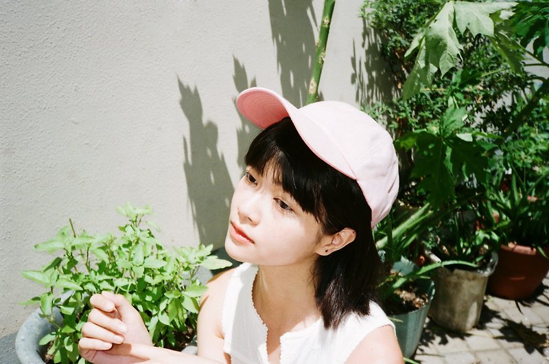 Candy color Ball Cap cotton pink - หมวก - ผ้าฝ้าย/ผ้าลินิน สึชมพู