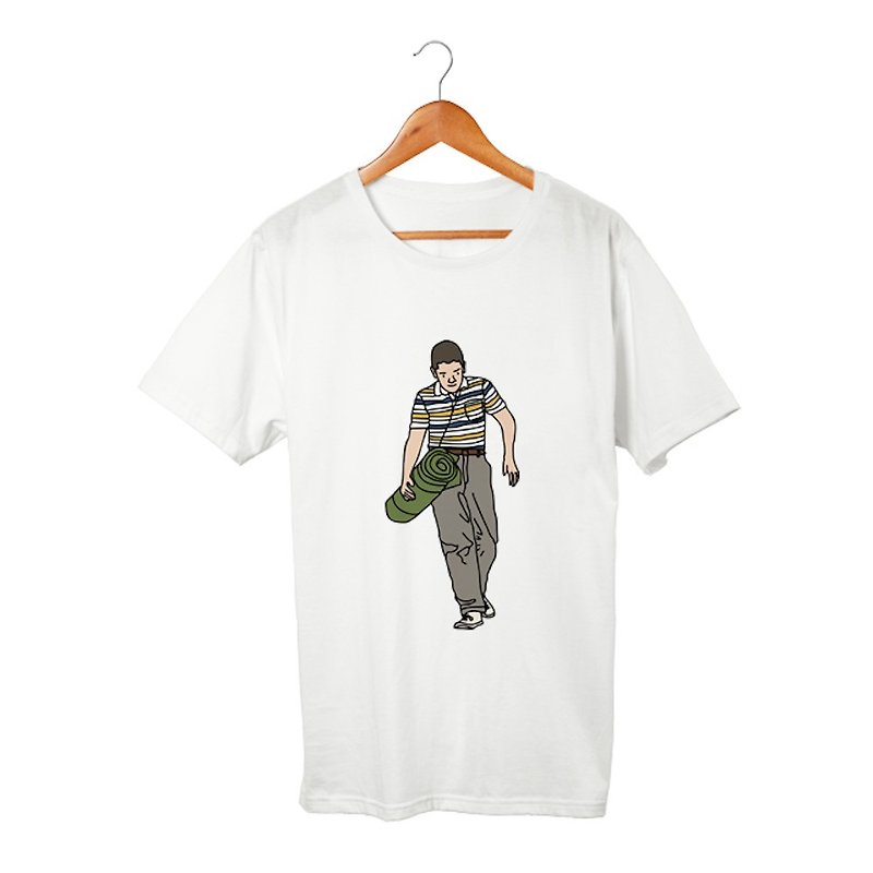 Vern T-shirt - เสื้อยืดผู้ชาย - ผ้าฝ้าย/ผ้าลินิน ขาว