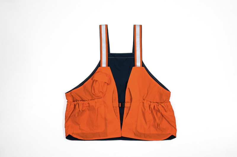 STUFF SPACE TOUR VEST (DOUBLE-SIDED) - Men's Coats & Jackets - Polyester Orange