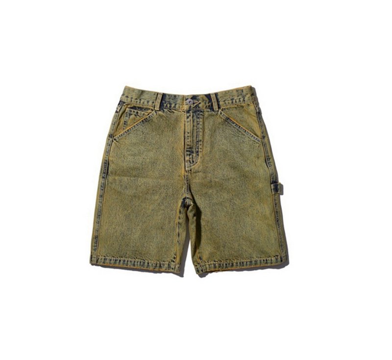 AECA Pigment Dyed Denim Shorts異色顏料染水洗單寧短褲 - 男短褲/工作短褲 - 其他材質 多色