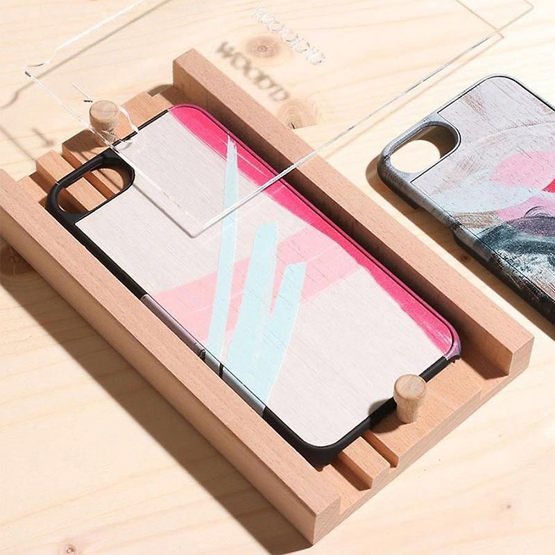 [予約購入]丸太携帯ケース/塗装UNO-iPhone Samsung - スマホケース - 木製 ブラウン