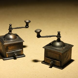 Old vintage pencil sharpener from the Netherlands - Coffee beans