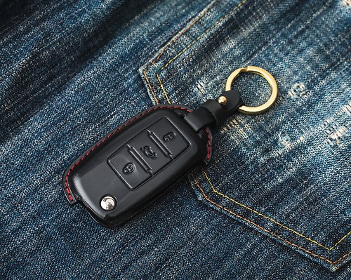 TTP_leathers 波賽頓手工皮件 【現貨版】福斯 Volkswagen Polo Golf GTI GolfR Tiguan汽車鑰匙