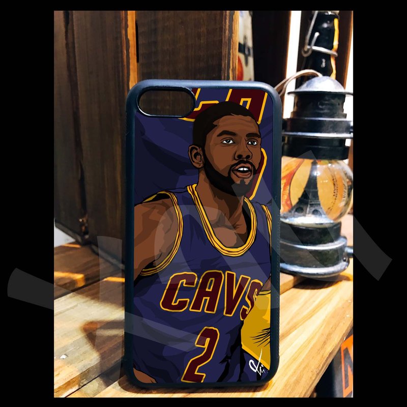 IRVING NBA Star Custom Case iPhone 14 13 12 11 X 8 7 6 SE - เคส/ซองมือถือ - ซิลิคอน 