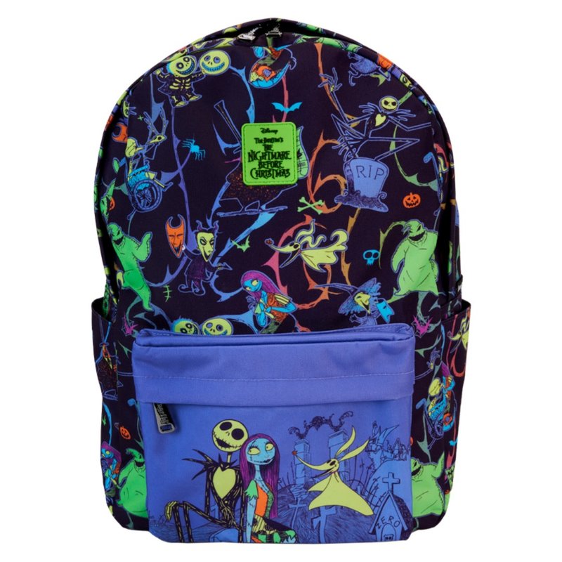 Loungefly Disney NBC Glow-in-the-Dark Nylon Backpack - Backpacks - Nylon 