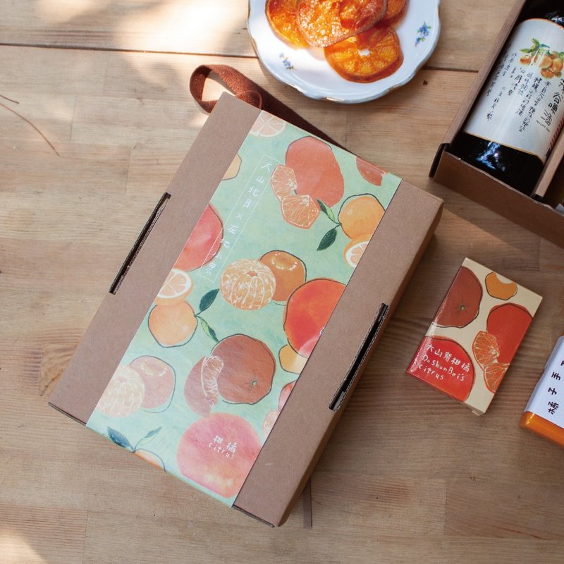 [Little Orange Gift Box] Free combination of citrus specialty products from Dashanbei small farmers in Hsinchu County - อื่นๆ - กระดาษ 