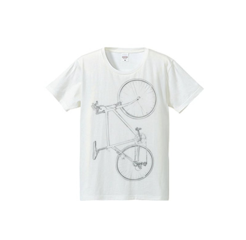 Colorless bike (4.7oz T-shirt) - Men's T-Shirts & Tops - Cotton & Hemp White