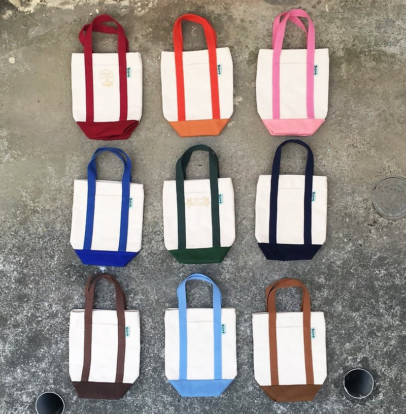 *Drink Tote Bag / Eco Drink Tote* - Handbags & Totes - Cotton & Hemp Multicolor