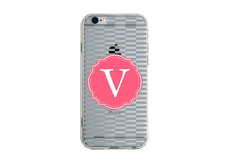 字母V iPhone X 8 7 6s Plus 5s 三星 S7 S8 S9 手機殼 - 手機殼/手機套 - 塑膠 