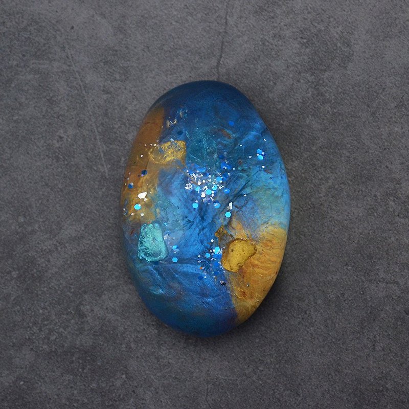 [5% revenue supports gender equality] Art Gemstone Soap September Birthstone Symbiosis Series-Sapphire - Soap - Other Materials 