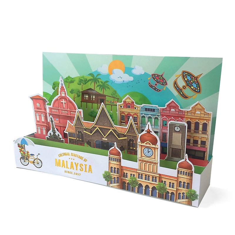 Cultural Heritage Of Malaysia Greeting Card - Items for Display - Paper 