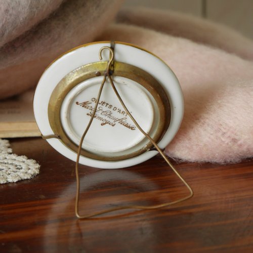 フランス　飾り皿 No.10026「ジャン コクトー の飾り皿：リモージュ / フランス」直径