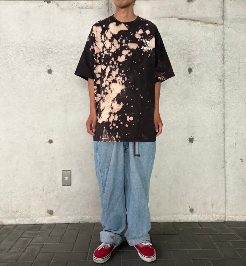 ブリーチTシャツ - 女 T 恤 - 棉．麻 