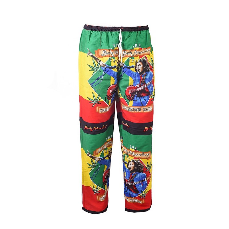 long trousers Reggae - Men's Pants - Linen Multicolor