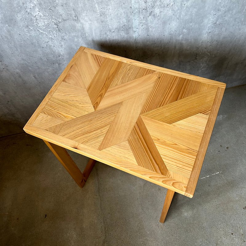 台湾古檜コーヒーテーブルサイドテーブル/手作りほぞ穴継ぎ - その他 - 木製 