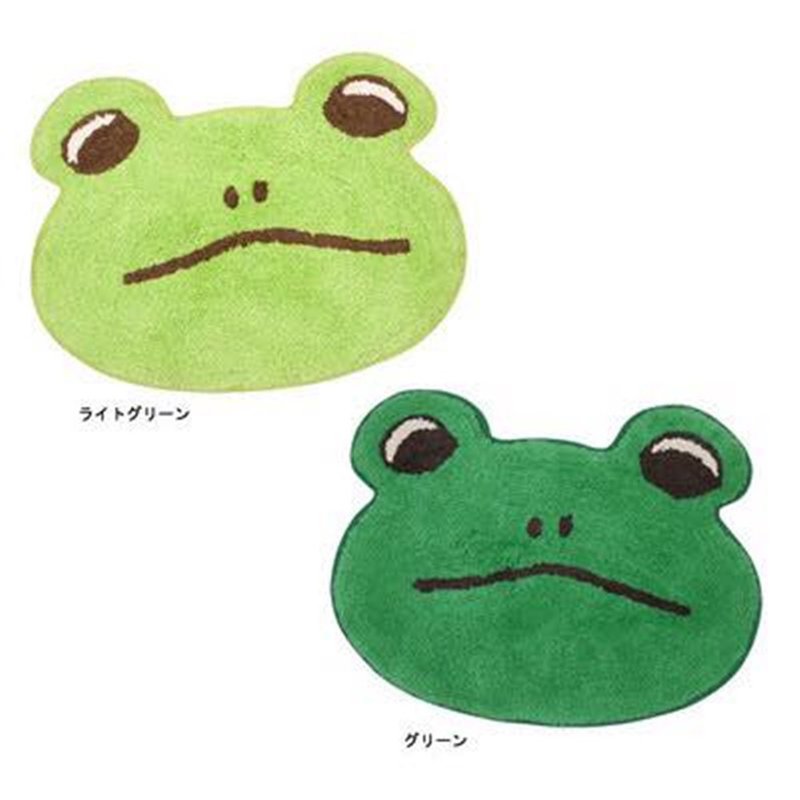 【熱門預購】憨厚的青蛙造型 (兩色) 62421264 - 地墊/地毯 - 棉．麻 