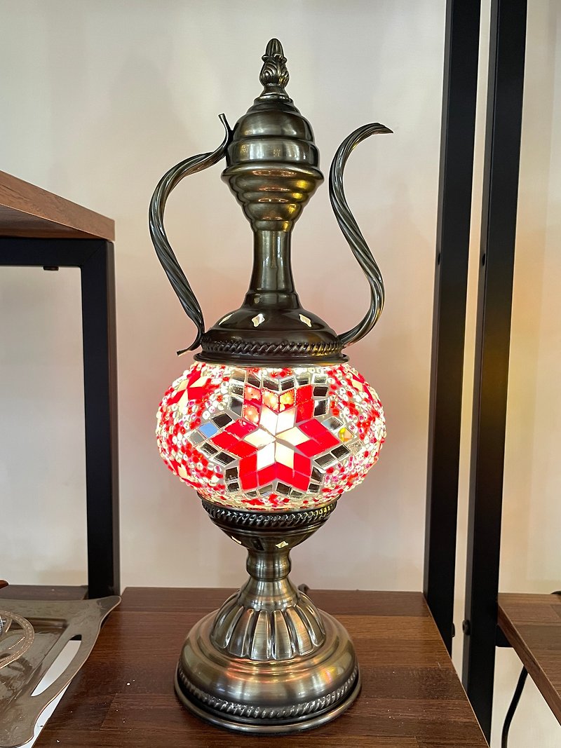 Turkish Aladdin Magic Lamp - the first choice for exotic table lamps - handmade by Tujia - Lighting - Glass 