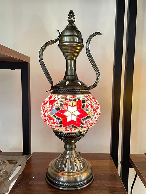 Turkiye Coffee&Mosaic studio土耳其咖啡與馬賽克燈工作坊 土耳其阿拉丁神燈-異國風情檯燈首選-圖佳手工製作