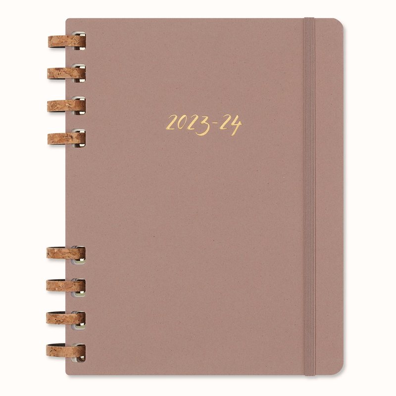_勿上架_MOLESKINE 2023-24 線圈萬用手帳 12M XL 裸棕 7月版 - 筆記本/手帳 - 紙 卡其色