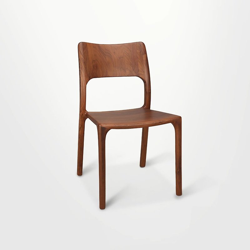 Brian North American walnut dining chair solid wood chair - Chairs & Sofas - Wood 