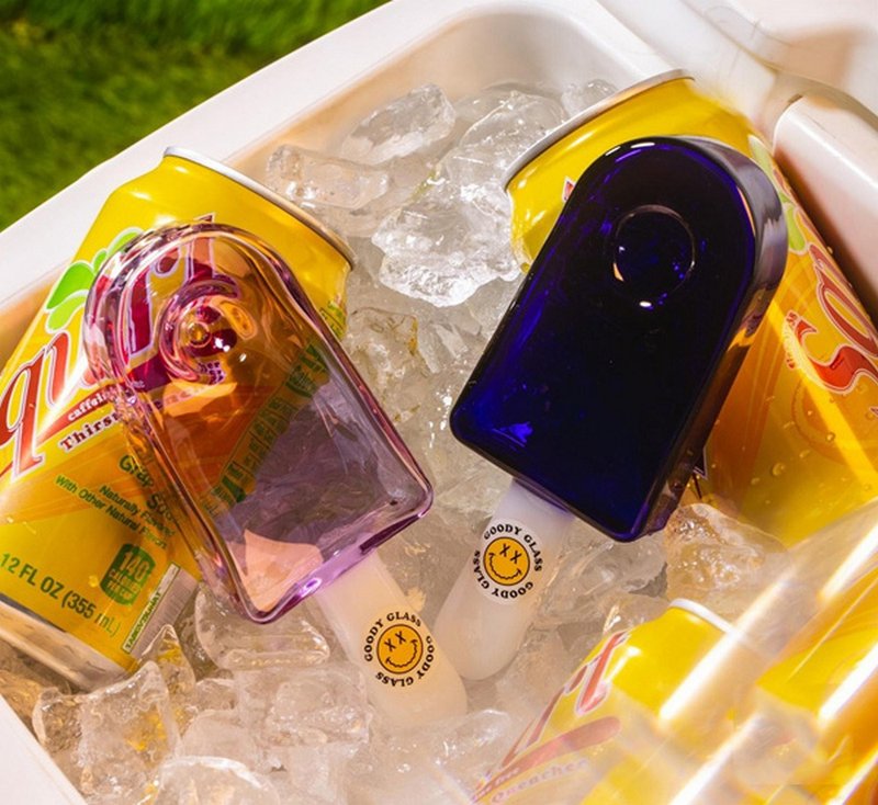 Hemper Goody Glass Popsicle Hand Pipe Popsicle Shaped Glass Pipe (Two Colors) - อื่นๆ - วัสดุอื่นๆ หลากหลายสี