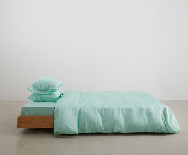 Tencel Series Mint Green Solid Color, Mint Color Bed Sheets
