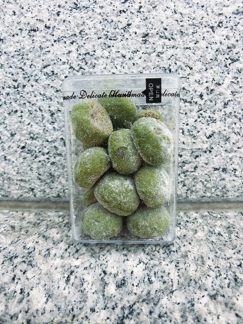 GJ Private Dim Sum Orange Matcha Snowball 2 In-house Delivery - Handmade Cookies - Other Materials Green