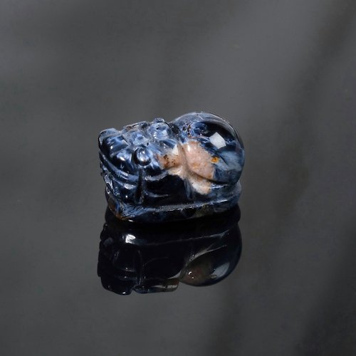 Septetone能量水晶 #514 一圖一物/納米比亞多藍彼得石貔貅 配飾 事業運 財運