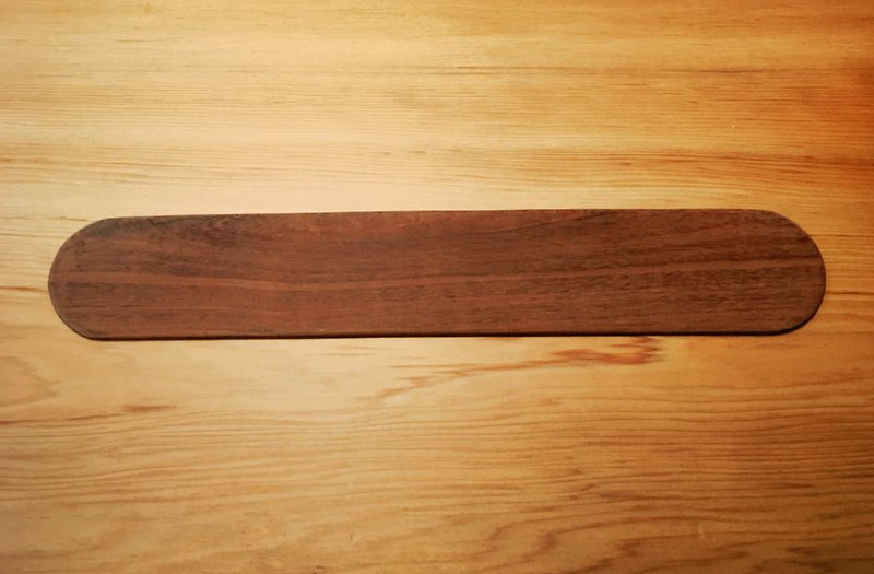 Rosewood veneer tea tray - ผ้ารองโต๊ะ/ของตกแต่ง - ไม้ สีนำ้ตาล